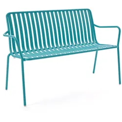 Bank Casablanca Aluminium mint türkis 130.2x82.4x56 cm