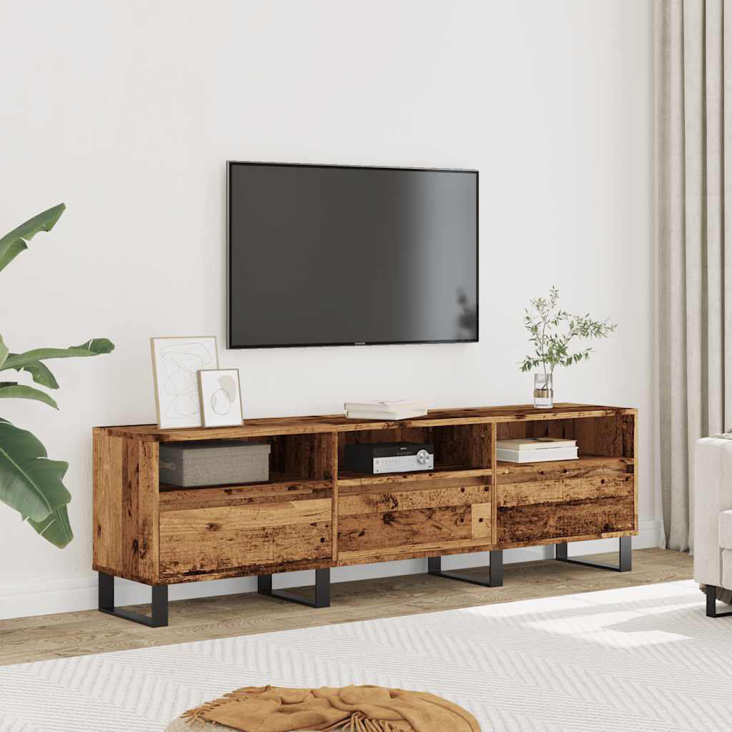 17 Stories Mevlude TV Stand for TVs up to 65" Old Wood 65"