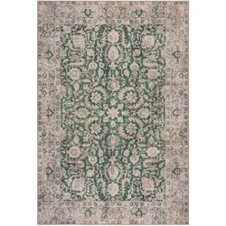 TEPPICH Waschbar HURST, orientalisch, Grün, 152 x 230 cm
