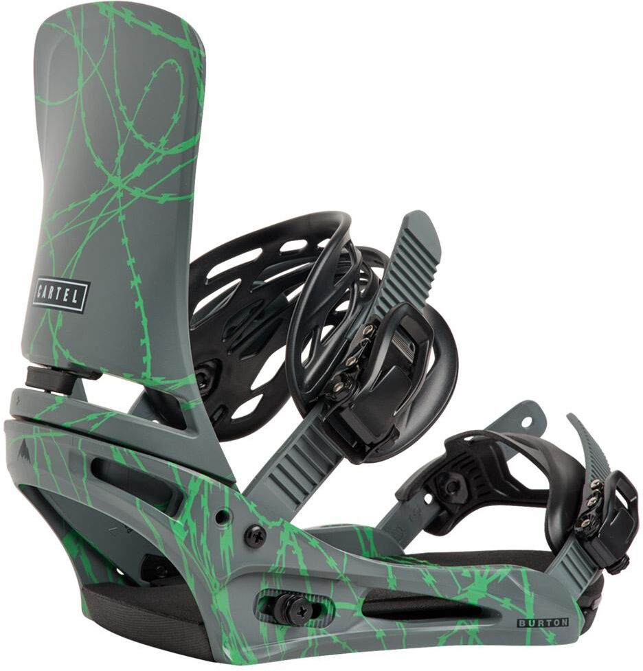 Burton  - Cartel Gray Green Voltage - M - Fix Snowboard