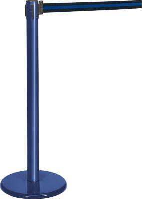 Gurtpfosten blau, Gurt schwarz/blau