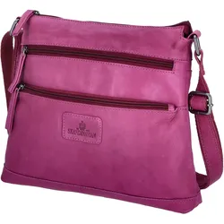 The Skandinavian Brand Leder Umhängetasche - Purple