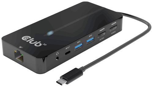Club3D USB-C Dockingstation USB-7-in1-HUB USB-C Passend für Marke Dockingstations: Club 3D