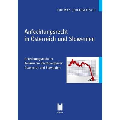 Anfechtungsrecht in Österreich und Slowenien, Taschenbuch von Thomas Jurkowitsch, Akademische Verlagsgemeinschaft München, 978-3-86924-308-5