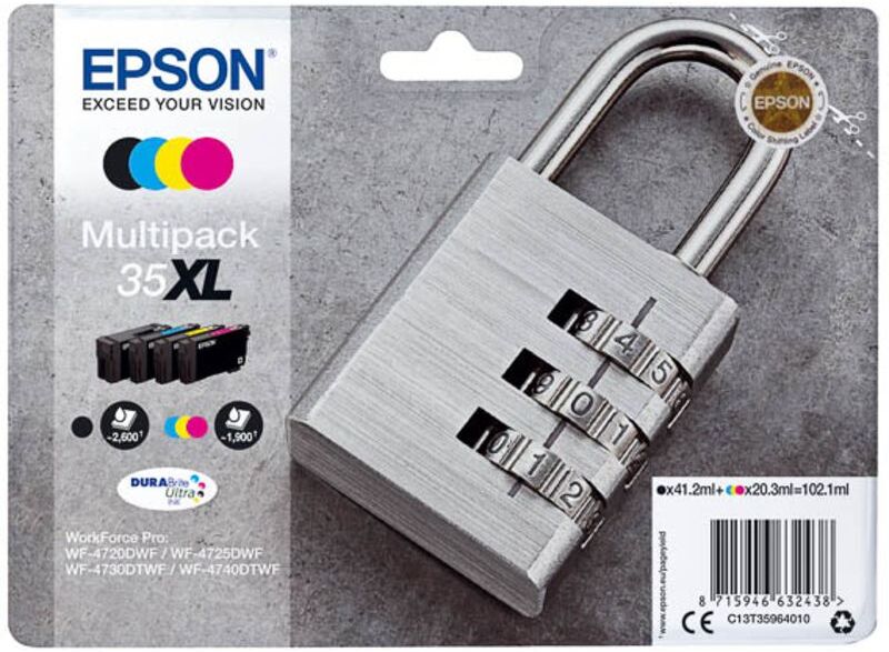Epson 35XL (T3596) - 4-farbig - Druckerpatrone - Hohe Kapazität - Multipack