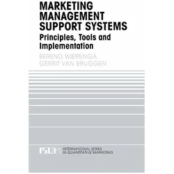 Marketing Management Support Systems, Fachbücher von Berend Wierenga, Gerrit van Bruggen