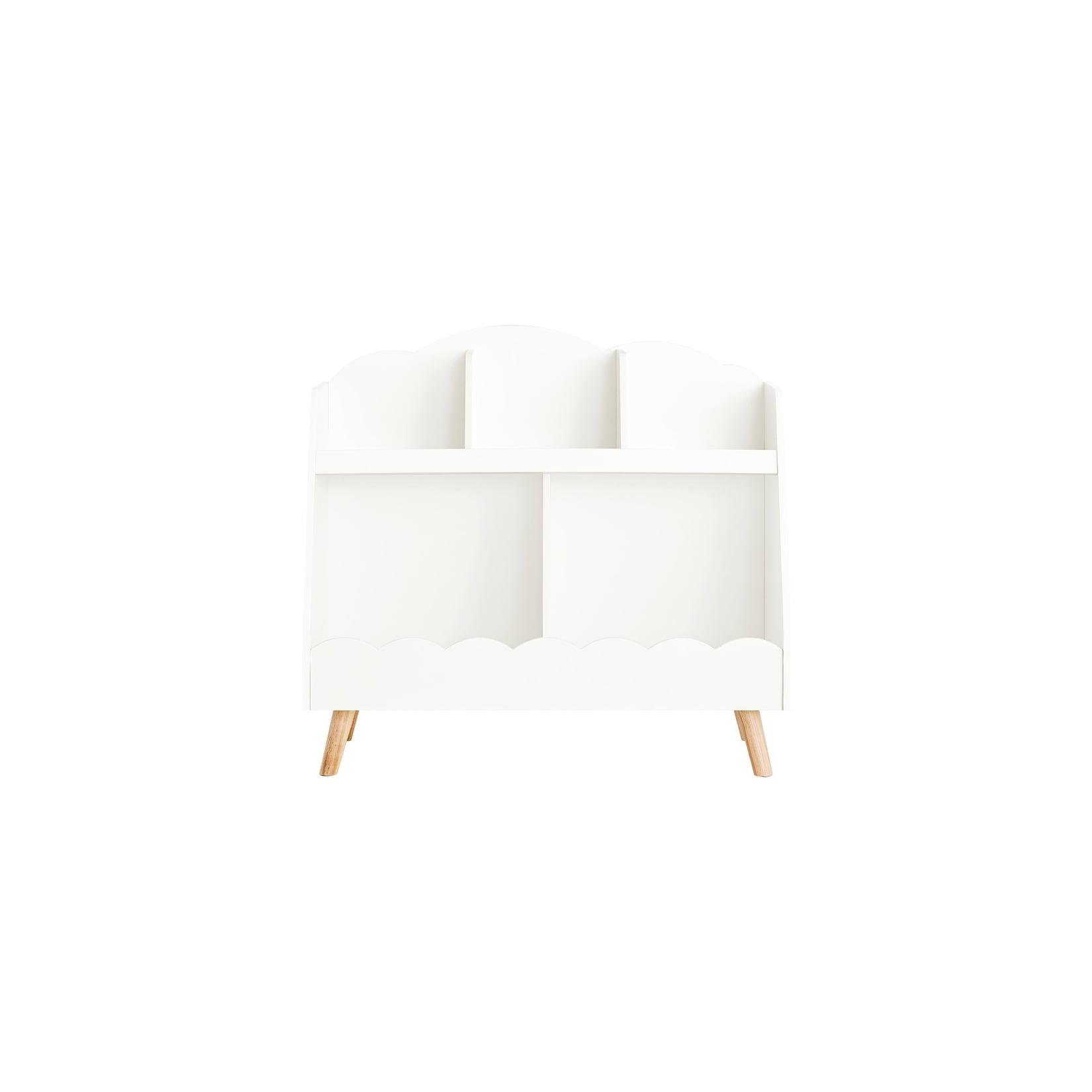 SoBuy Kinderregal mit 5 Fächern Weiß Modern