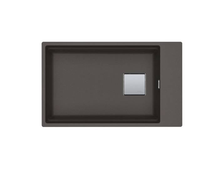 FRANKE Granitspüle Unterbauspüle Kubus 2 KNG 110-62 Fragranit+ Schiefergrau, 76/460 cm
