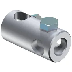 OBO 5408158 T-Verbinder für 16mm GFK-Stangen 16mm Aluminium 101 IT-16  - 10 Stück