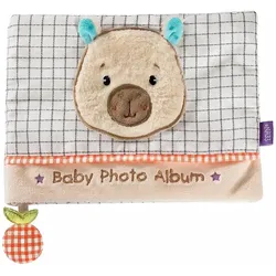 Fehn, Fotoalbum, Fotoalbum Capybara, Stoff, Beige / Braun, 20 x (20 x 15 cm)