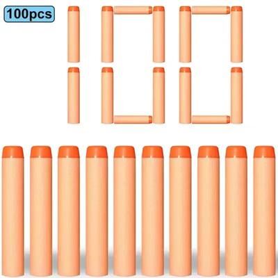Uplifted Finds Refill Darts Bullets For Nerf N Strike Elite Series Blasters 100 Pcs Orange
