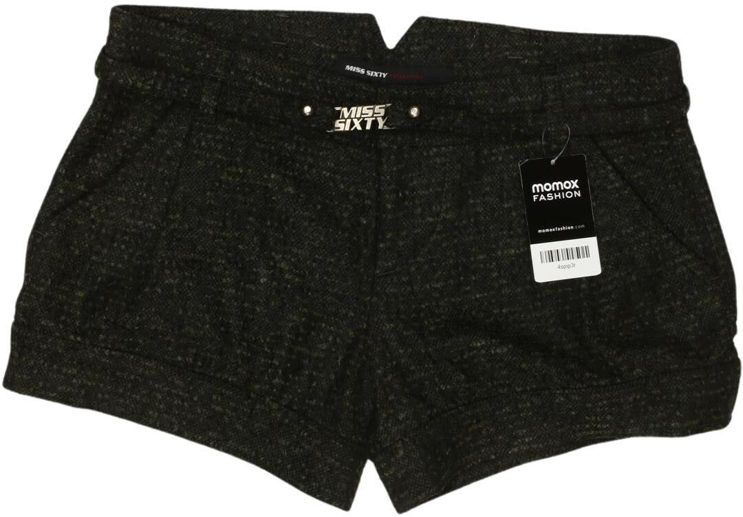 Miss Sixty Damen Shorts, Schwarz, Gr. W27, Wolle / Synthetik / Viskose - Second Hand