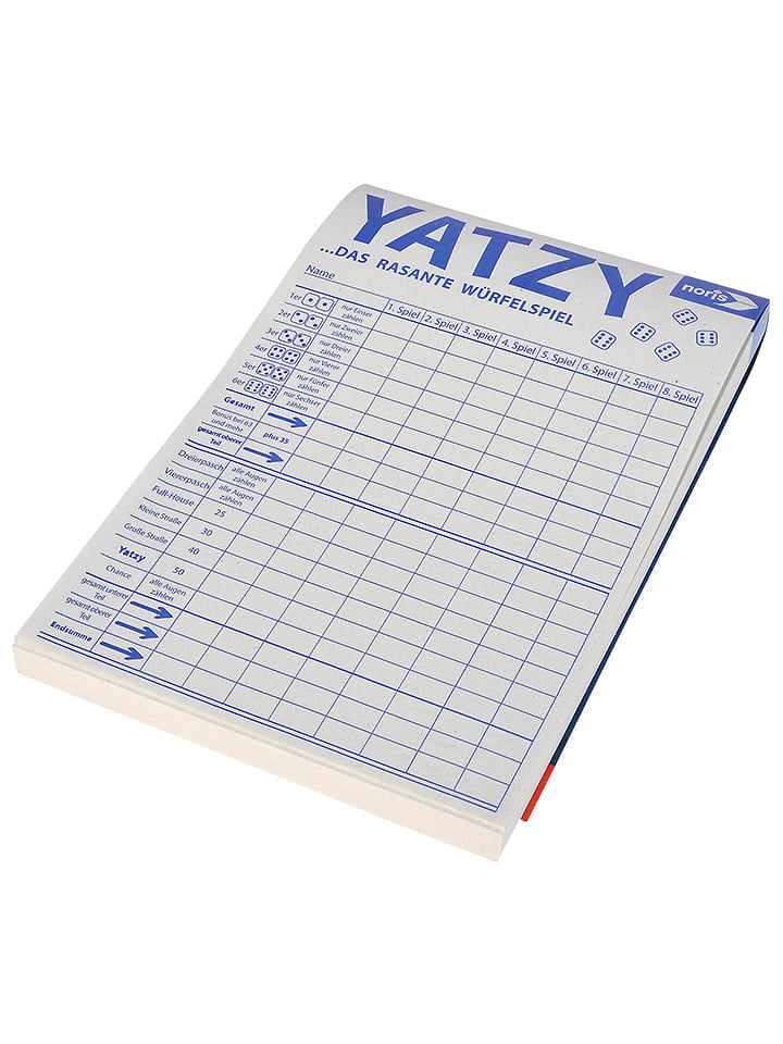 Noris Spielblock "Yatzy" - ab 6 Jahren - onesize
