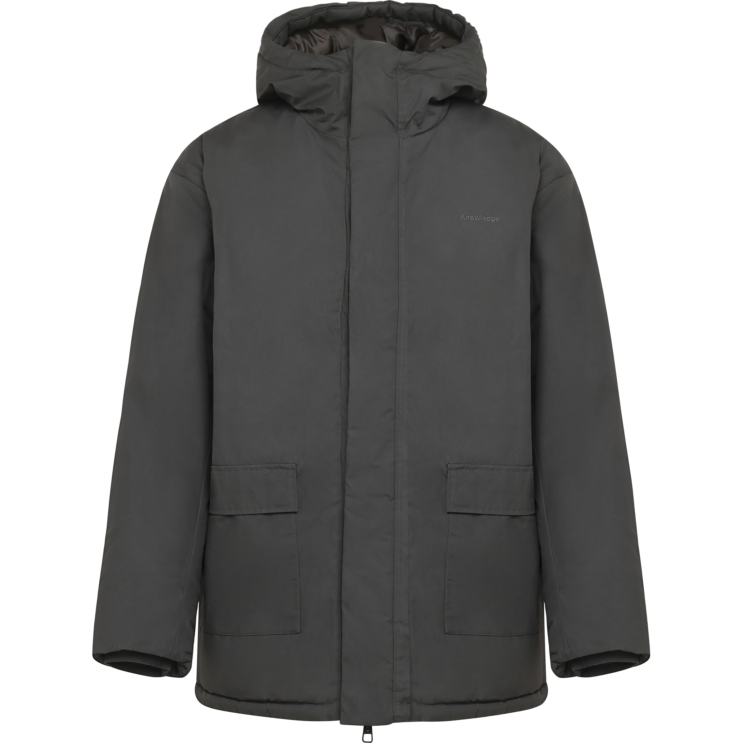 KnowledgeCotton Apparel Vent 200 Insulated Parka Herren Winterjacke weiss Größe M Lifestyle Wasserabweisend Wasserabweisend