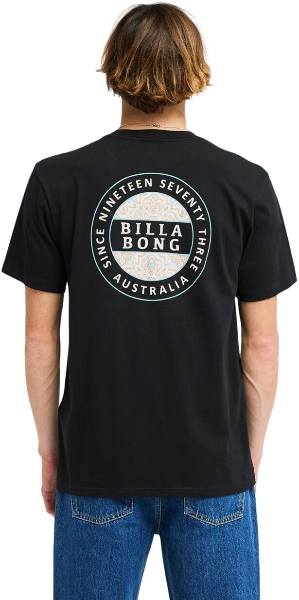 T-Shirt BILLABONG "Rotor", Herren, Gr. L, schwarz, Obermaterial: 70% Baumwolle, 30% Baumwolle., Shirts T-Shirt schwarz L