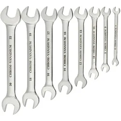 kwb, Schraubenschlüssel, 470300 Doppel-Maulschlüssel-Satz 8teilig Schlüsselweite (Metrisch) 02 - 56