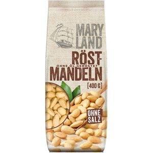Maryland Mandeln ohne Schale, blanchiert und geröstet, 400 g