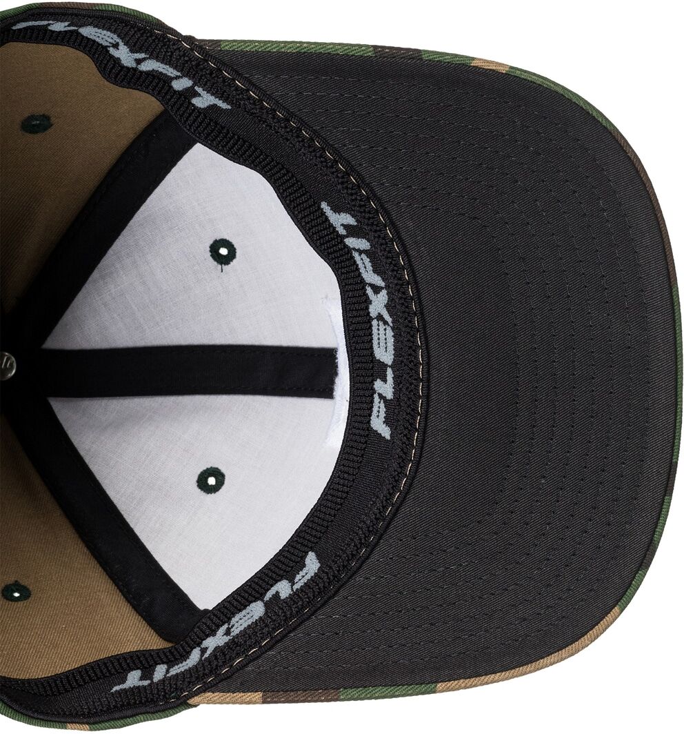 Flex Cap DC SHOES "Cap Star 2", Herren, Gr. S, grün (camo), Baumwolle, Caps Flex Cap camo S