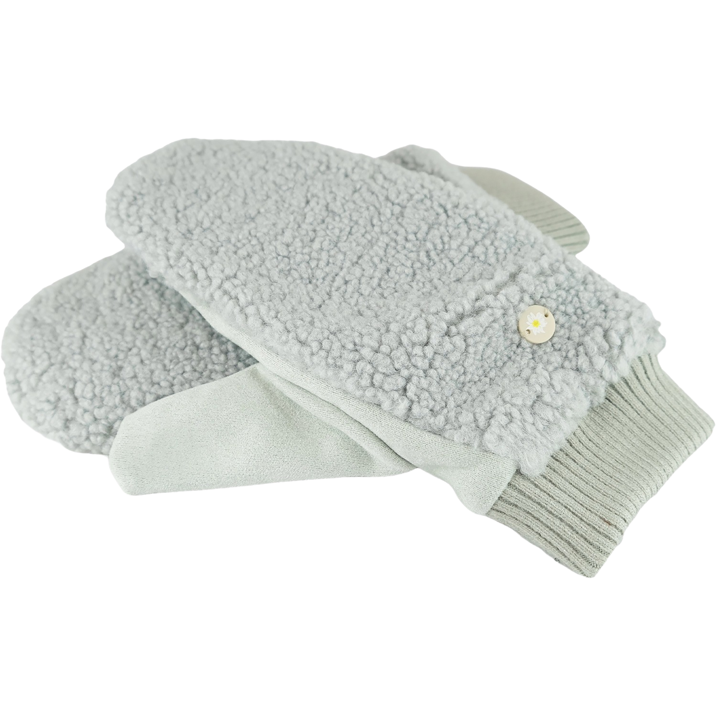 Bavarian Caps Sherpa Edelweiß Fäustlinge blau Lifestyle Atmungsaktiv