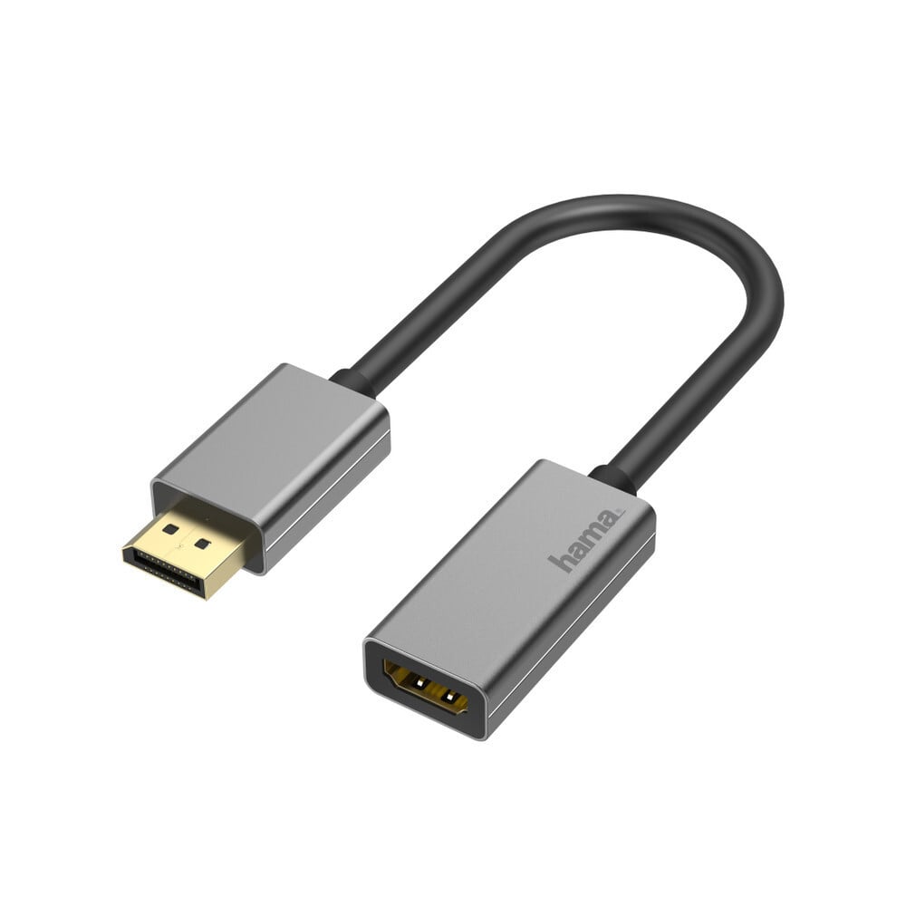 Hama DisplayPort naar HDMI adapter, recht, mannelijk naar vrouwelijk