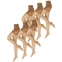 NUR DIE Damen Feinstrumpfhose Bauch-Beine-Po 20 DEN 6