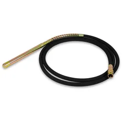 EBERTH Rüttelflasche Ersatzteil für Betonrüttler 45mm Durchmesser 6m Länge Stahlverstärkt Flexible Welle Wärmebehandelt 20kg