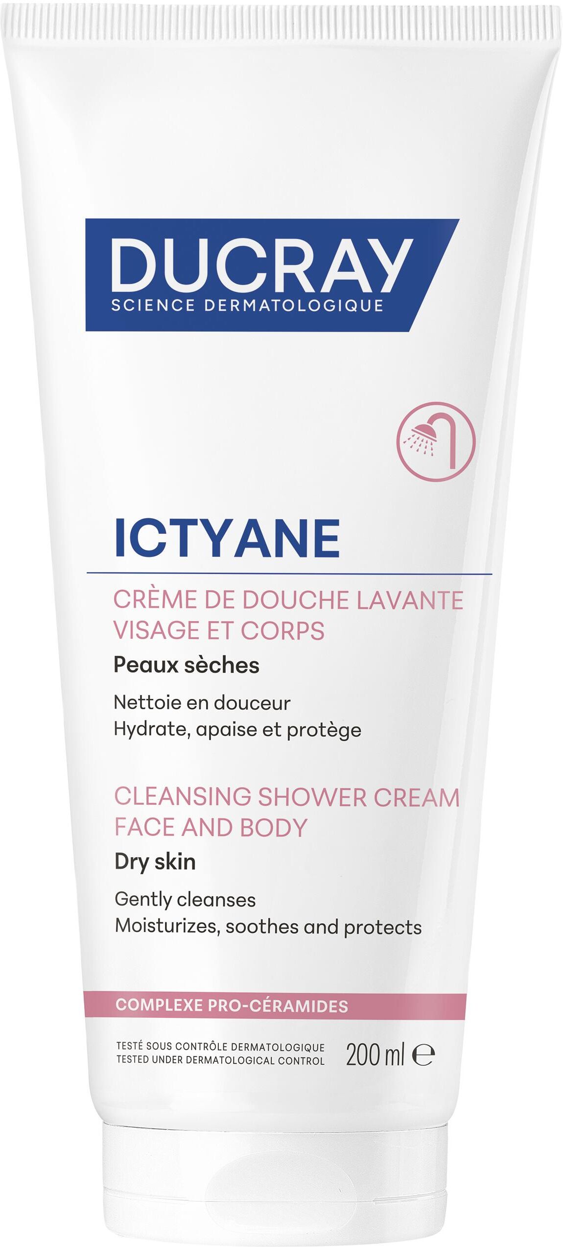 Ducray Ictyane Crema Doccia Detergente Pelle Secca 200 ml
