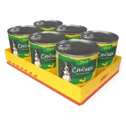 JosiDog Paté Chicken | 6x 800g Hundefutter nass mit Huhn