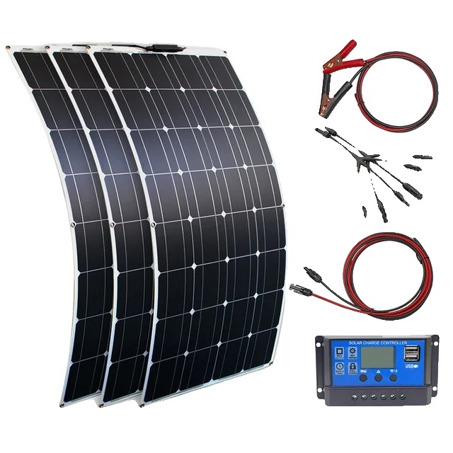 Solarpanel, monokristallin, flexibles Design, 300w Solarkit