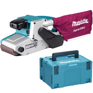 Makita Bandschleifer 9404J, Netzbetrieb, 1010 W, mit Koffer, 100 x 185 mm