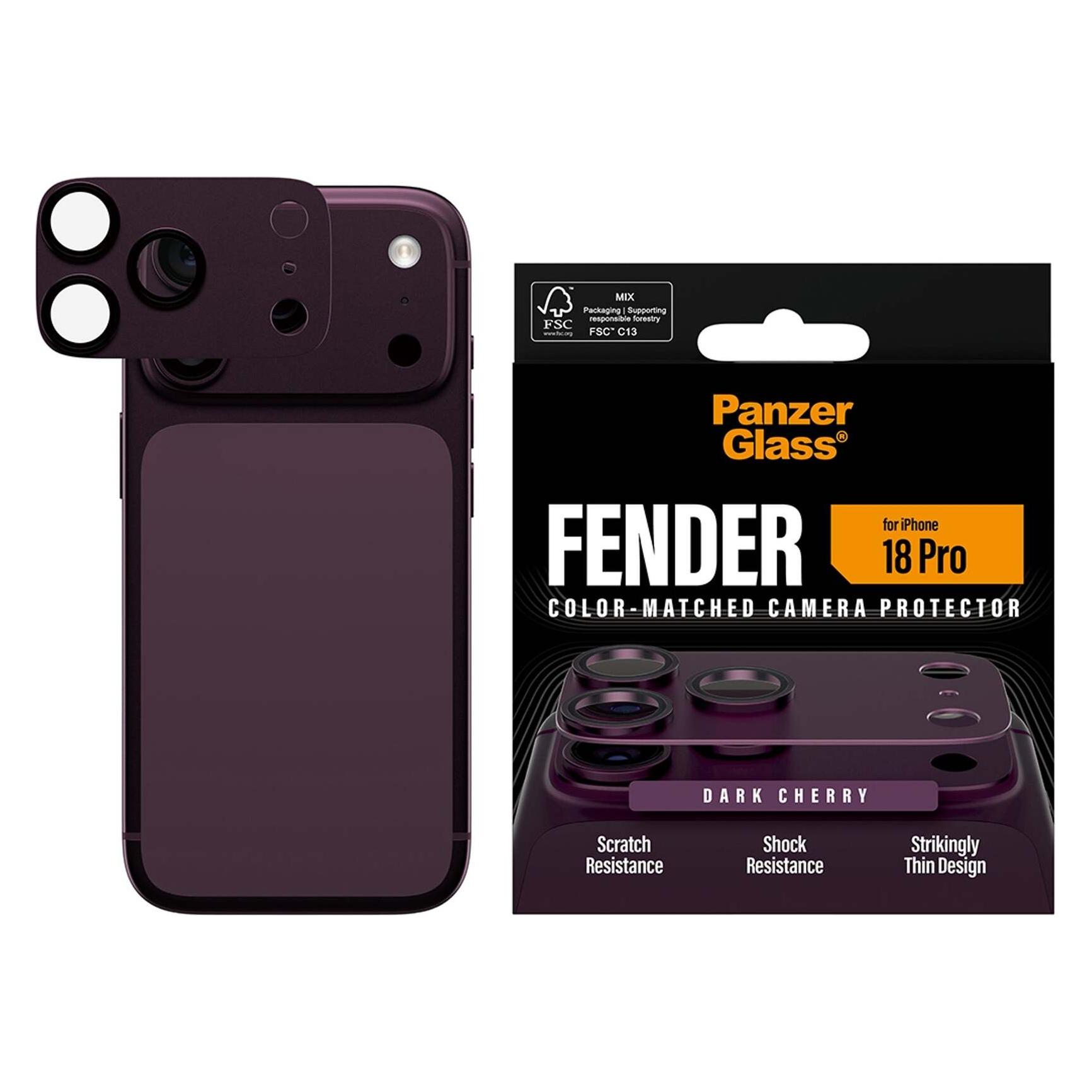 PanzerGlass Fender Camera Lens Protector (1 Stk., Apple iPhone 18 Pro) (PG27428)