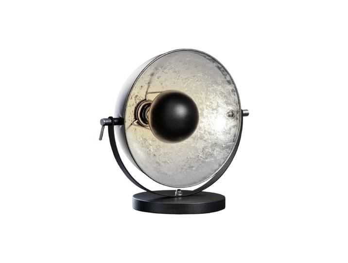 Design Tischlampe „Studio“ Schwarz / Silber Invicta Interiors