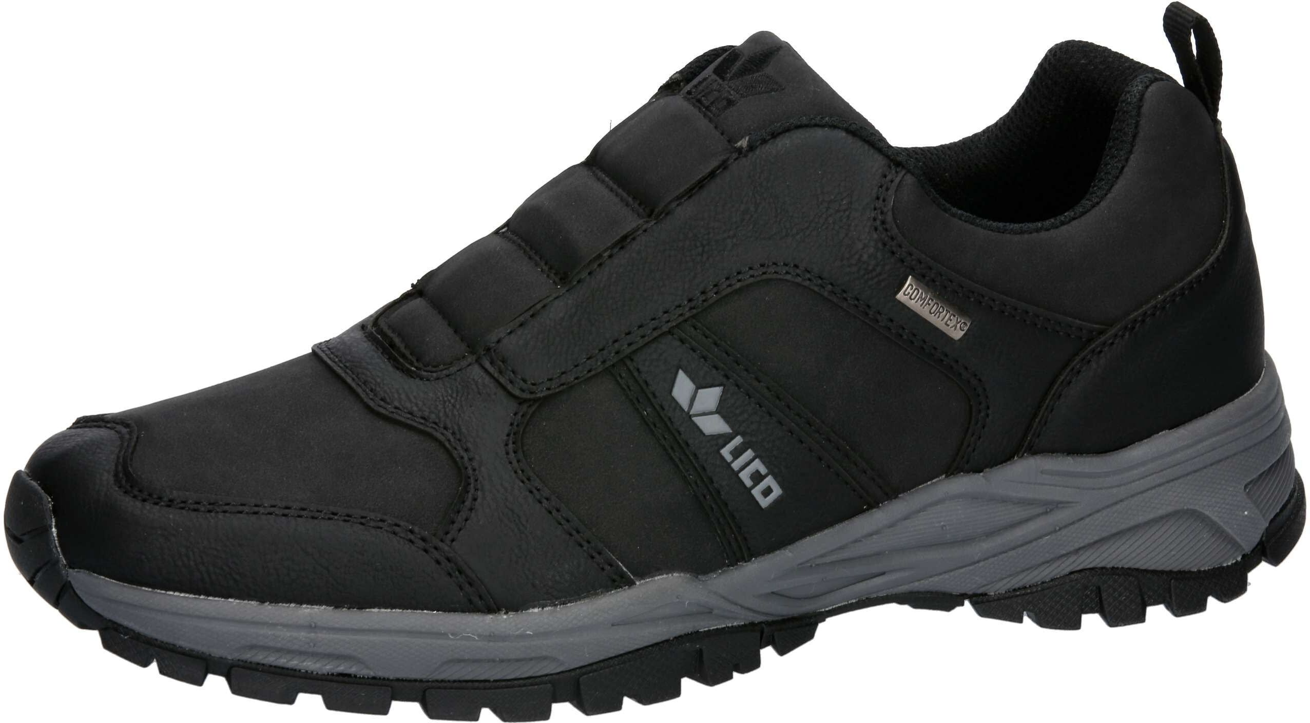 Slipper LICO "Freizeitschuh Angers Slipper", Herren, Gr. 41, braun, Veloursleder, Schuhe Slipper braun 41