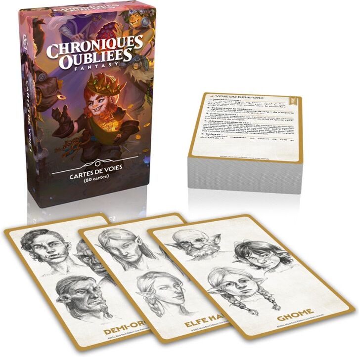 Black Book Editions Chroniques Oubliées Fantasy 2nd édition - Cartes de voies