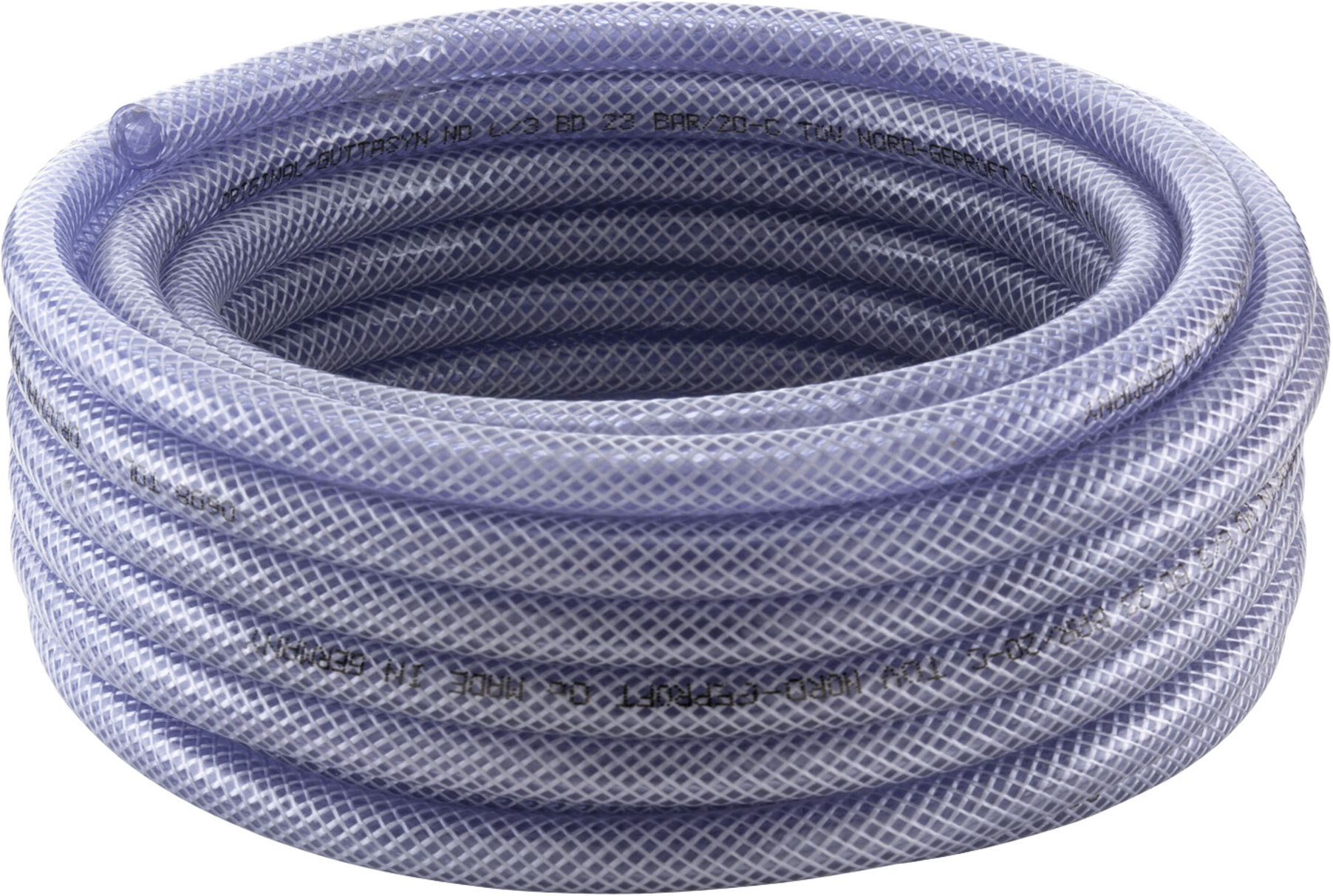 Gewebeschlauch PVC APDatec 81, transparent, 12,5x3,0mm 10m APD ; APD Schlauchtechnik (81 125 30 10)