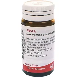 NUX VOMICA E semine D 12 Globuli 20 g