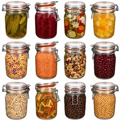 12er Set Odin Einmachglas 1L Bügelverschluss Vorratsglas luftdicht Bügelglas