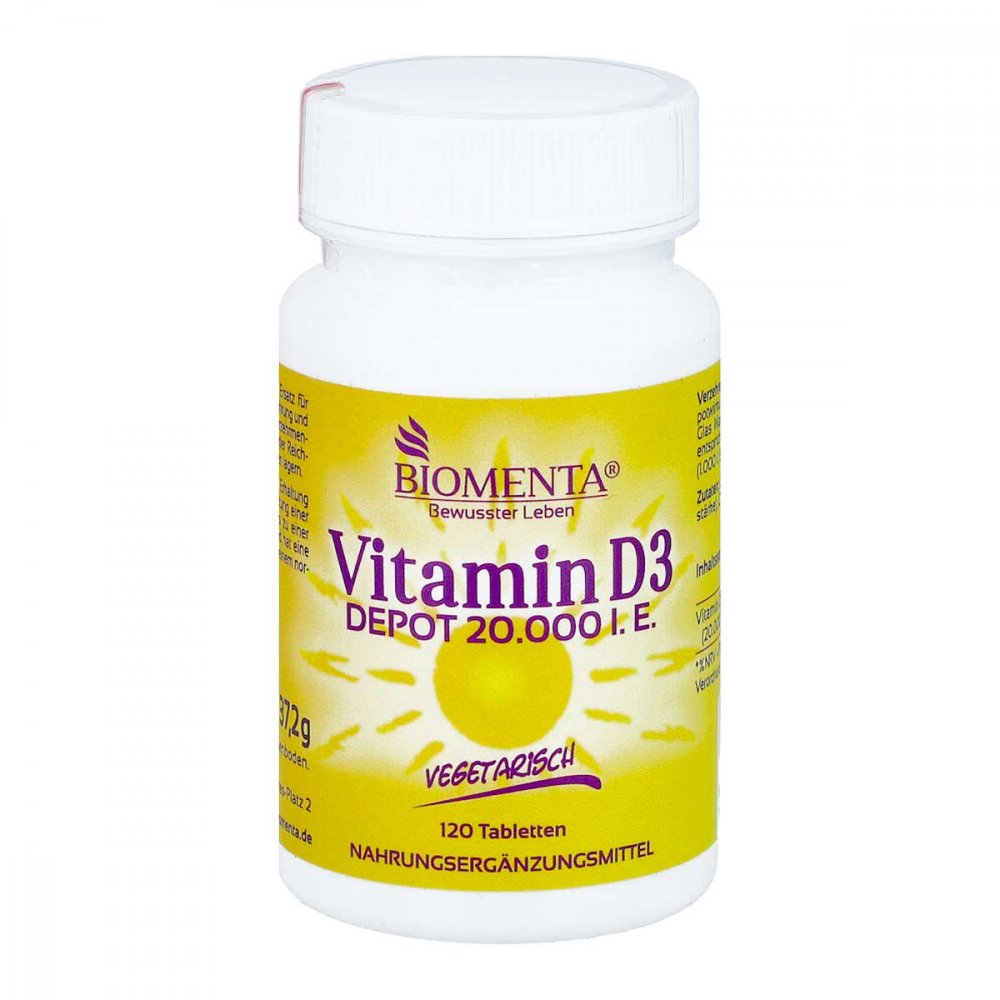 Biomenta GmbH Biomenta Vitamin Depot D3 20.000 I.e. Vegetar.tab. 18016935