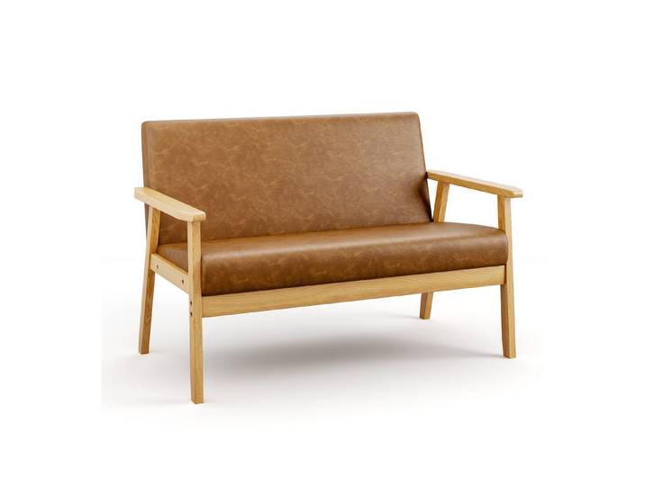 OUNUO Sofa 2 Sitzer Sofa Couch Loungesofa Modern und Skandinavisch