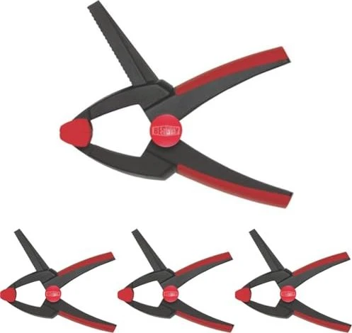 Bessey Zwingen-Set DIY-SET1-A (5-teilig, 4 Zwingen + Blechschere)