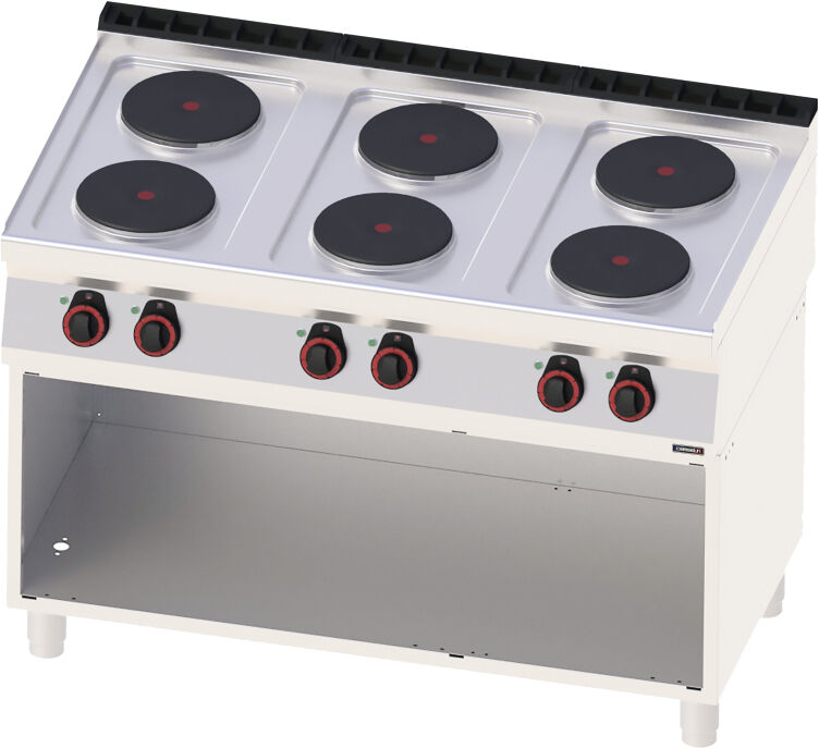 Casselin Fornello Elettrico 6 Fuochi su Vano 120