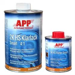 1,25L Set APP 2K HS-Klarlack Smart 4:1 inkl. Härter
