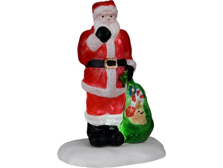 Lemax - 'Santa's Here' - Verlicht accessoire - Exclusief adapter