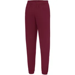 Just Hoods, Herren, Sporthose, College Cuffed Jogpants (M), Rot
