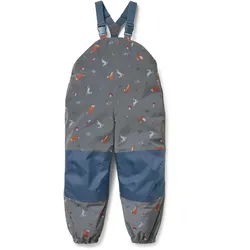 Tchibo - Kinder-Thermo-Regenhose mit reflektierenden Designelementen - Baby - Gr. 74/80 - silber/print