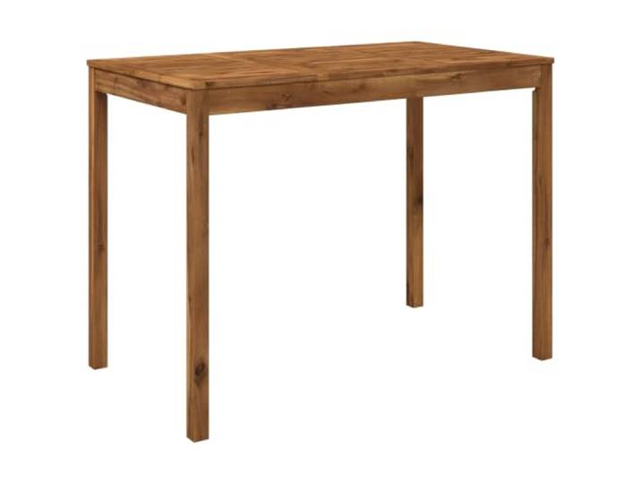 vidaXL Gartenbar-Tisch Natur 141 x 80,5 x 105 cm Massivholz Akazie Funktioniert als Bar- oder Esstisch. Einzigartige Holzmaserung verbessert die ästhetische Anziehung. Ideal für Gärten