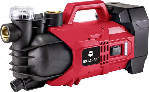 TOOLCRAFT GPG-L118 / TAWB-200 Akku-Gartenpumpe mit Filter 2800 l/h 22m