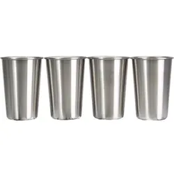 McKINLEY Geschirr Becher Edelstahl-Becher Set, Größe 1 in Grau Grau