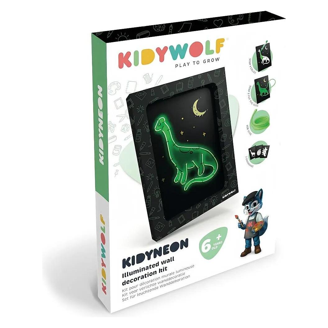 Kidywolf Leuchtendes Wandbild 3er-Set, Dinos (418267)