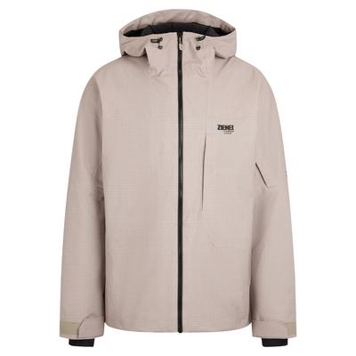 Skijacke ZIENER "RAYKO-Z AQUASHIELD HERREN", Herren, Gr. XXL, beige (sandstone), Obermaterial: 100% Polyester. Futter: 100% Polyester. Futter 2: 76% Polyester, 24% Wolle. Wattierung: 80% Schurwolle, 20% Polylactid. Wattierung 2: 100% Polyester,...